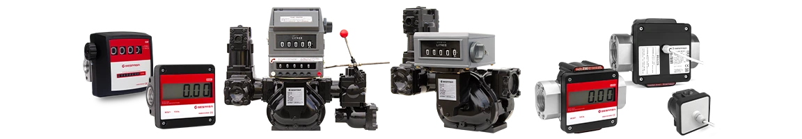 Mätare och pulsgivare för industriella vätskor